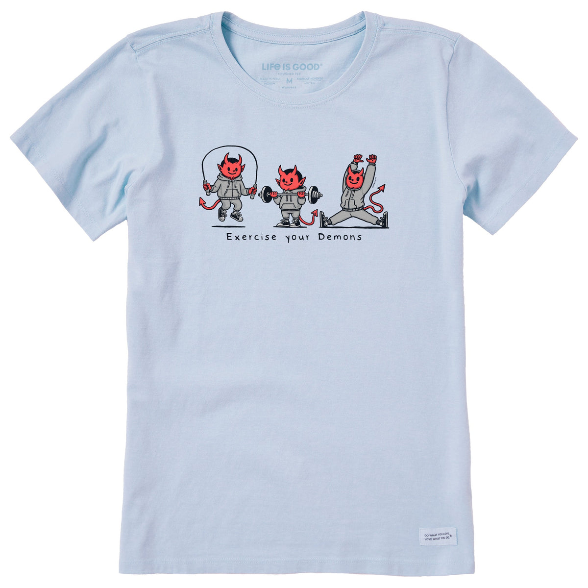Women's Exercise Your Demons Short Sleeve Crusher Tee