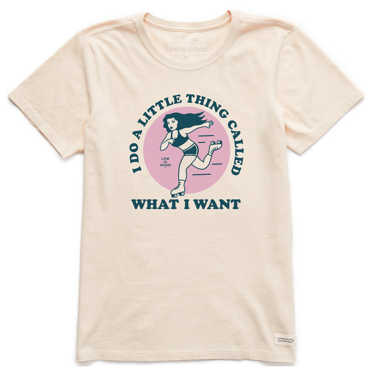 Women's I Do What I Want Skate Short Sleeve Crusher Tee