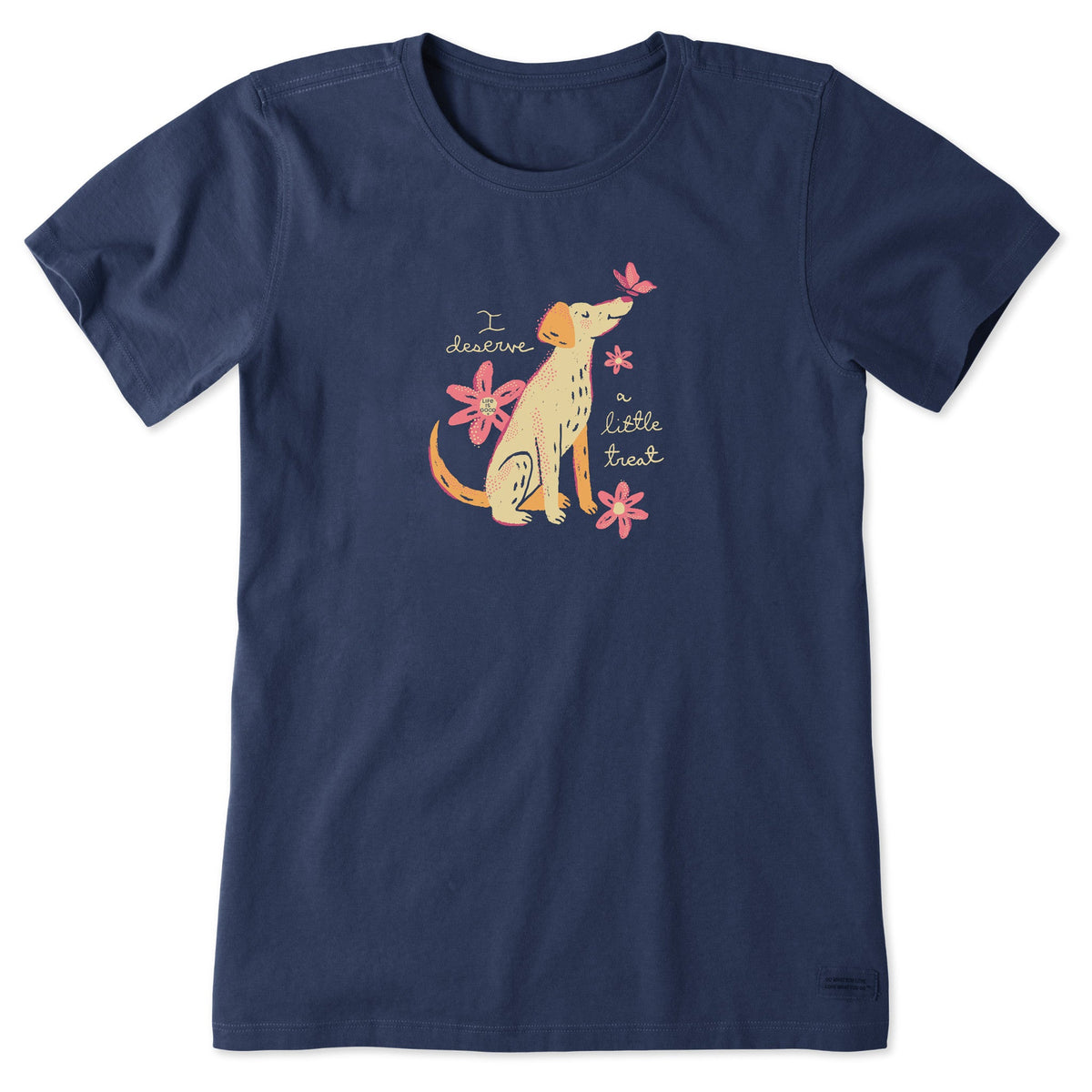 Women's I Deserve a Little Dog Treat Short Sleeve Tee