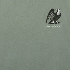 Men's Living the Dream Eagle Classic Crusher Ringer Tee