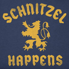 Men's Schnitzel Happens Short Sleeve Crusher Tee