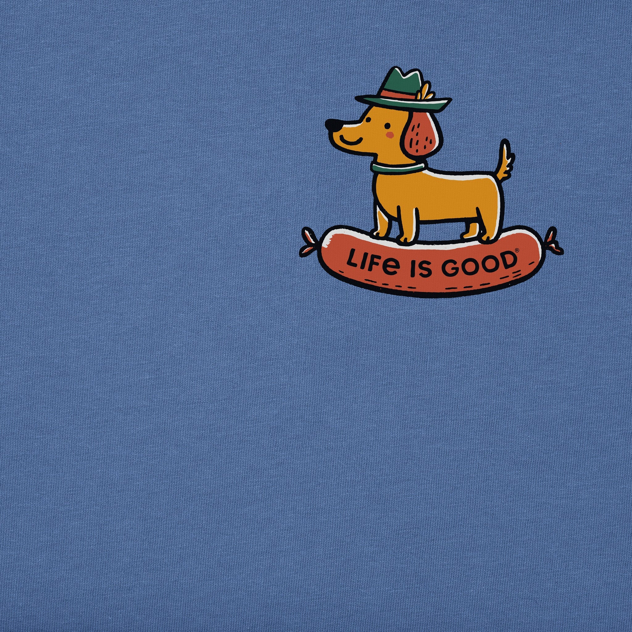 Men's Wiener Dog Short Sleeve Crusher Tee