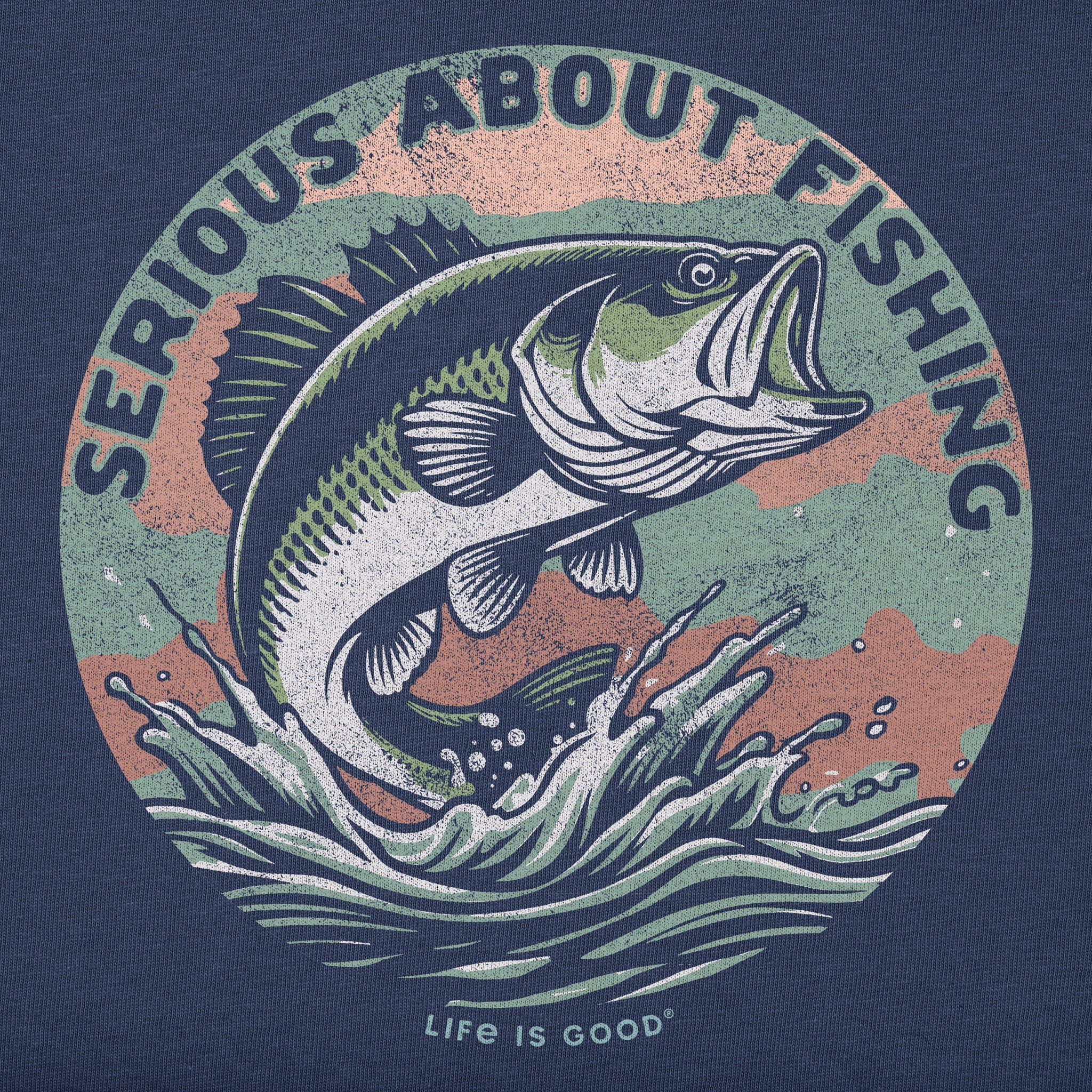 Kids Serious About Fishing Short Sleeve Crusher Tee