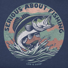Kids Serious About Fishing Short Sleeve Crusher Tee
