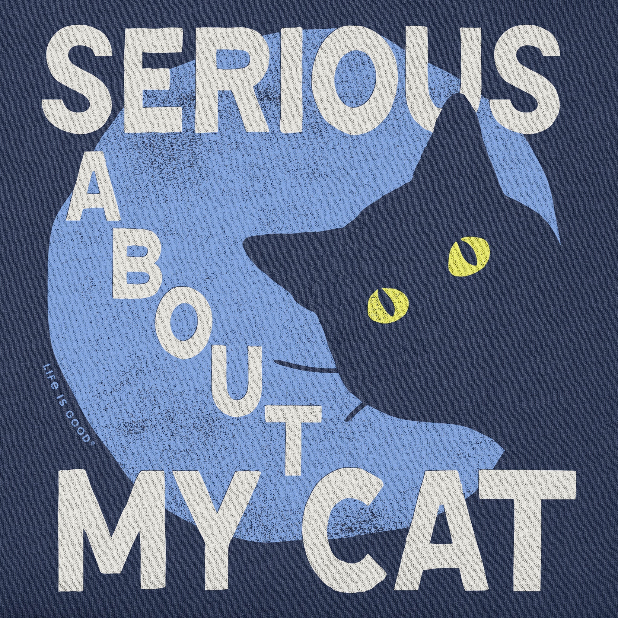 Kids Serious About My Cat Short Sleeve Crusher Tee
