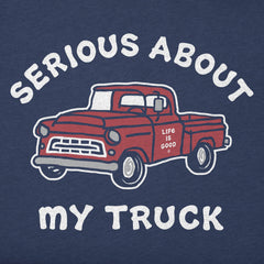 Men's Serious About My Truck Long Sleeve Crusher Tee