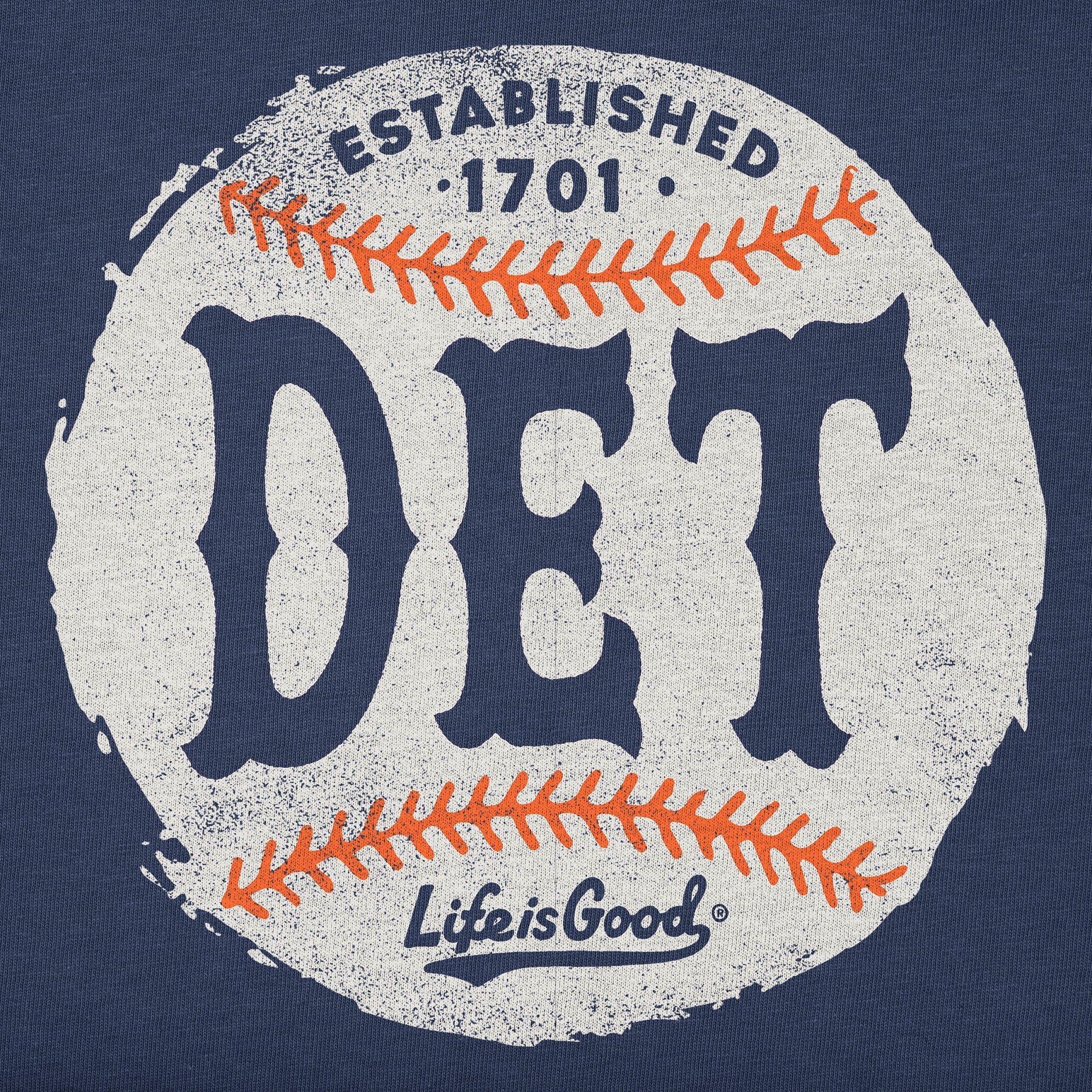 Kids Detroit Baseball Short Sleeve Crusher Tee