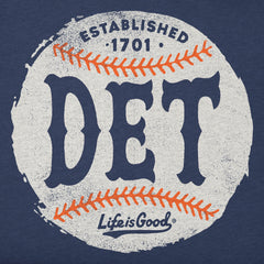 Kids Detroit Baseball Short Sleeve Crusher Tee