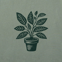Women's Houseplant Mini Short Sleeve Crusher Boxy Tee