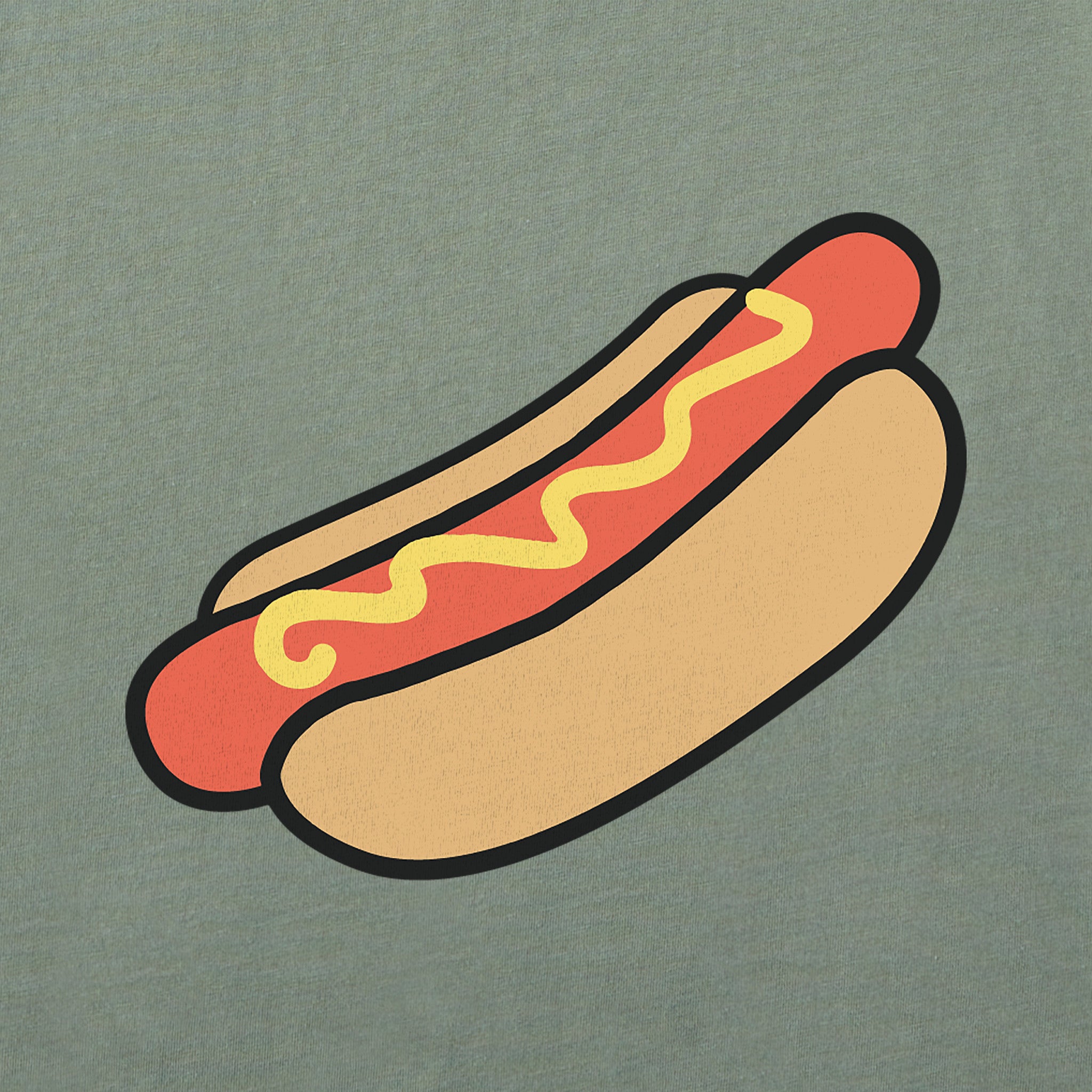 Women's Hot Dog Mini Short Sleeve Crusher Boxy Tee
