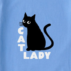 Women's Cat Lady Mini Short Sleeve Crusher Tee