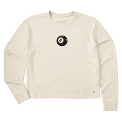 Women's Eight Ball Mini Long Sleeve Crusher Boxy Tee
