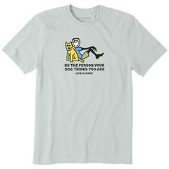 Men's Jake and Rocket Be The Person Short Sleeve Tee