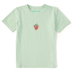 Kids Strawberry Mini Short Sleeve Crusher Tee