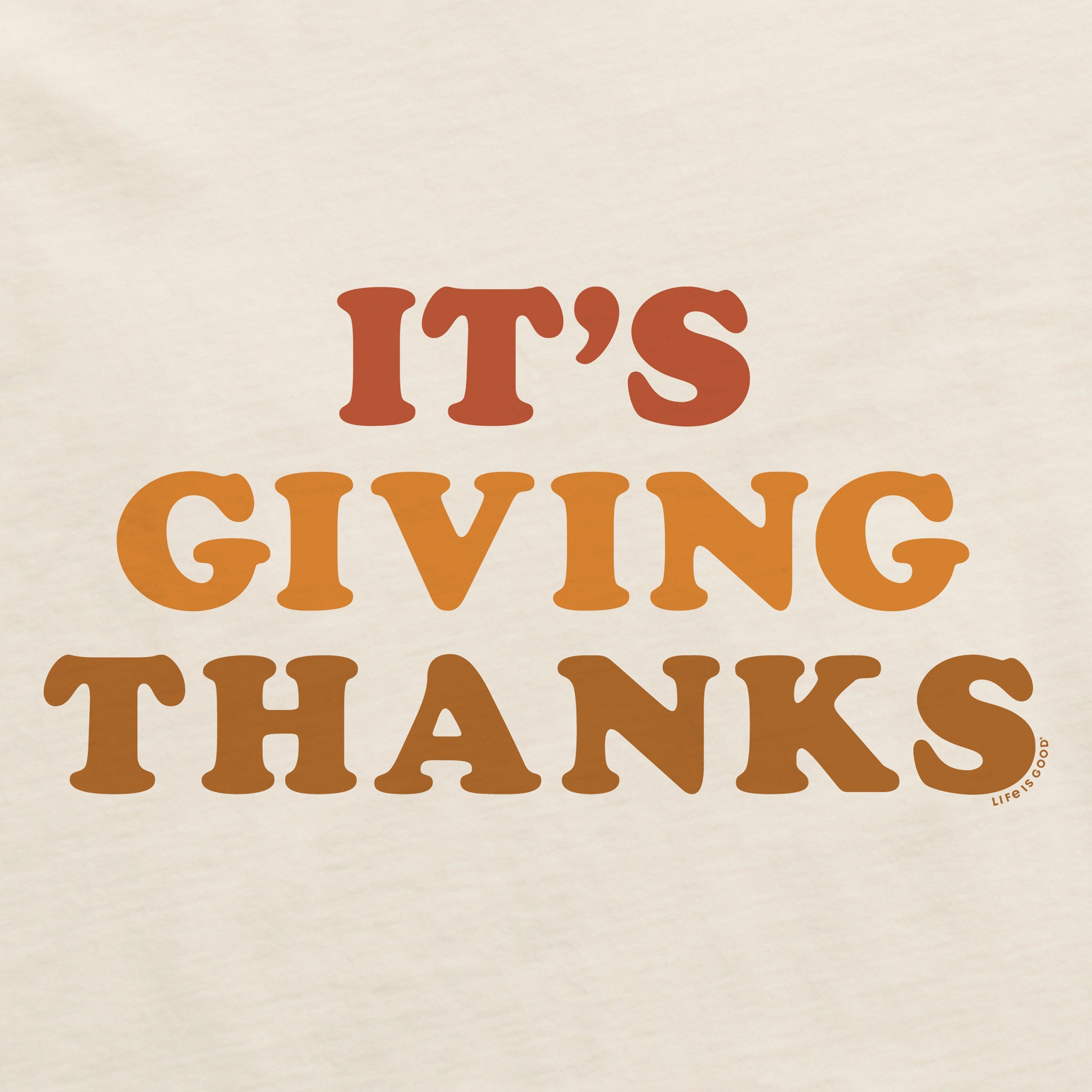 Women's It's Giving Thanks Long Sleeve Crusher Boxy Tee