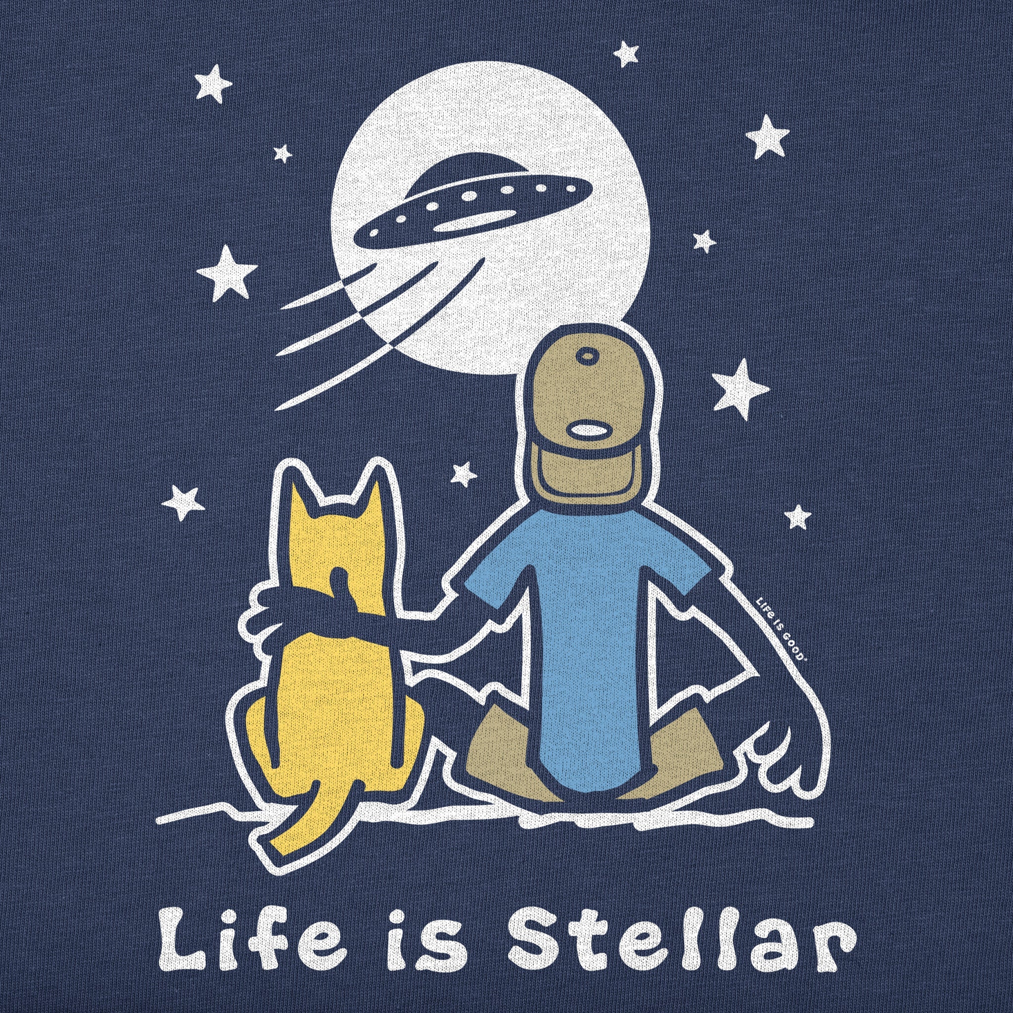 Kids Life is Stellar Jake and Rocket Long Sleeve Crusher Tee