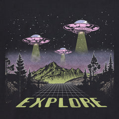 Men's Explore UFO Landscape Short Sleeve Crusher Tee