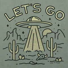 Men's Let's Go UFO Long Sleeve Crusher Tee