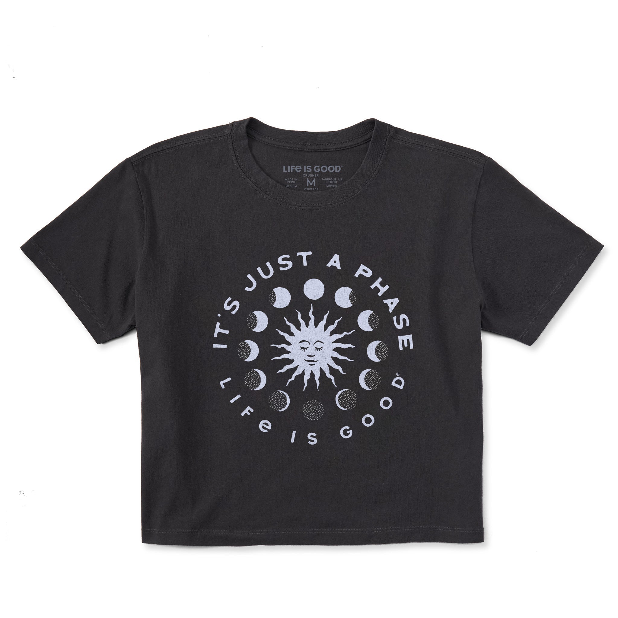 Women's Just a Phase Short Sleeve Crusher Boxy Tee