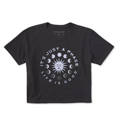 Women's Just a Phase Short Sleeve Crusher Boxy Tee