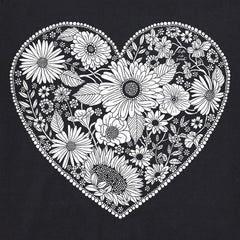 Women's Flowerful Love Short Sleeve Crusher Boxy Tee