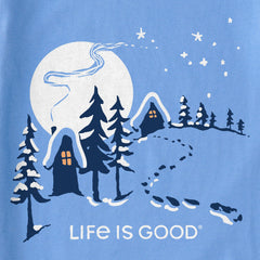 Women's Hill Cottages Long Sleeve Crusher Tee