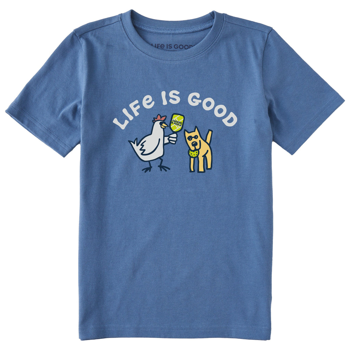 Kids Chicken N Pickle Rocket Short Sleeve Crusher Tee
