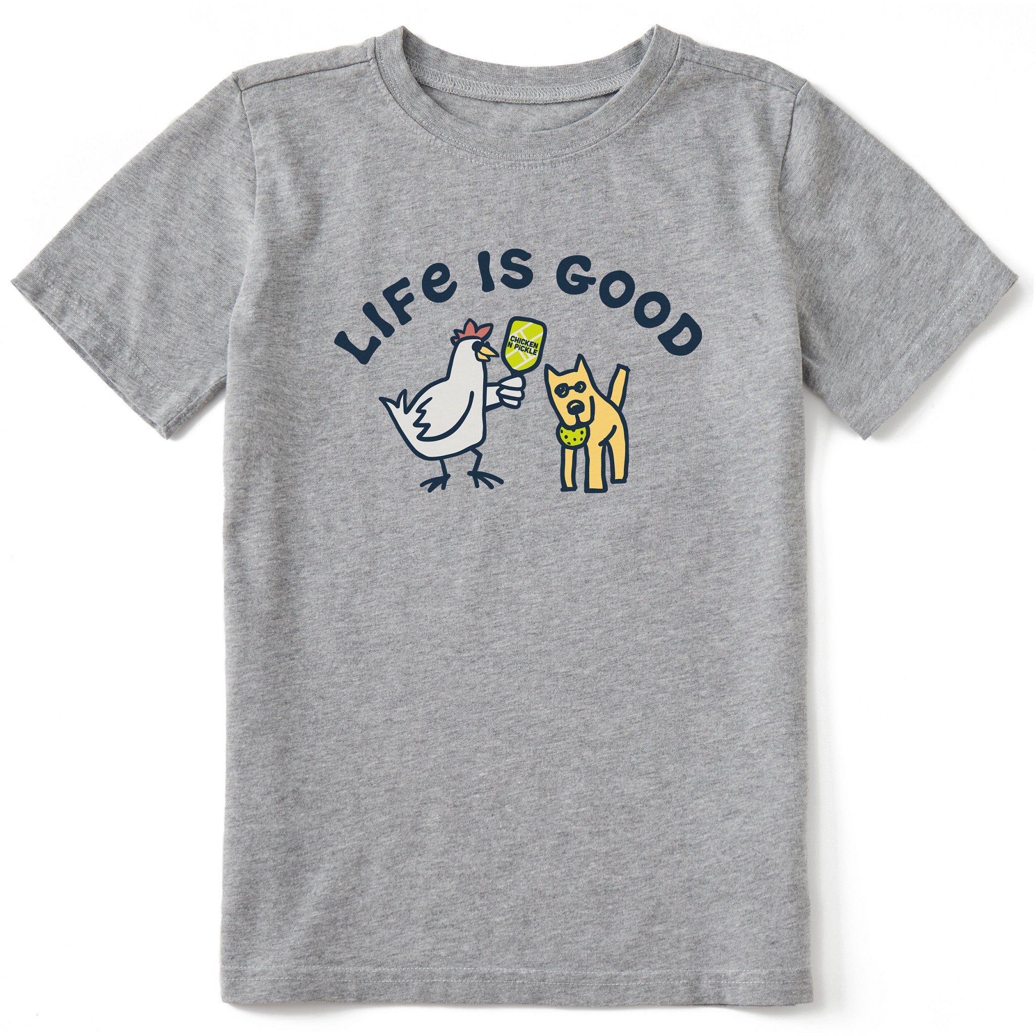 Kids Chicken N Pickle Rocket Short Sleeve Crusher Tee