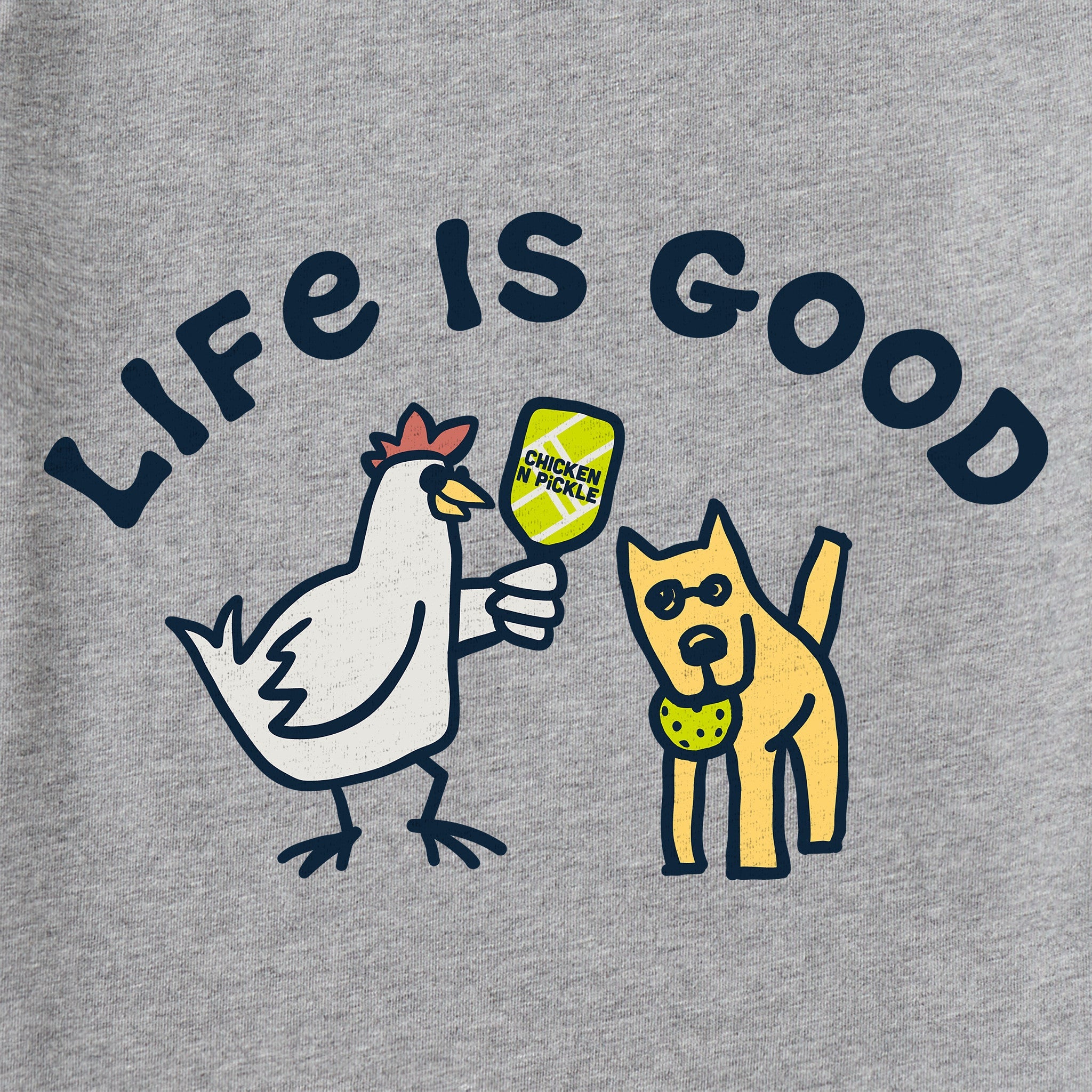 Kids Chicken N Pickle Rocket Short Sleeve Crusher Tee