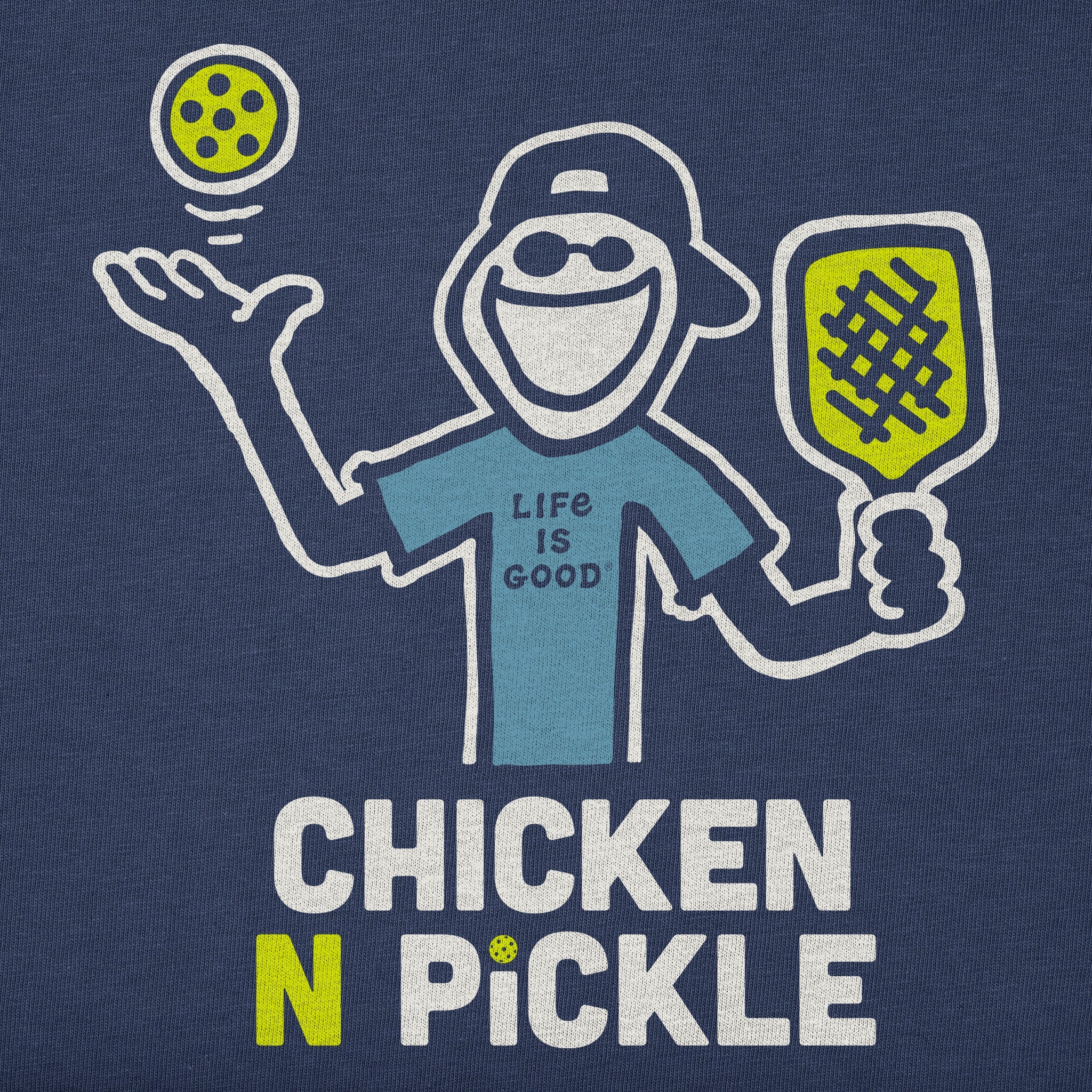 Women's Chicken N Pickle Jake Simply True Fleece Hoodie