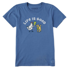 Women's Chicken N Pickle Rocket Short Sleeve Crusher Tee