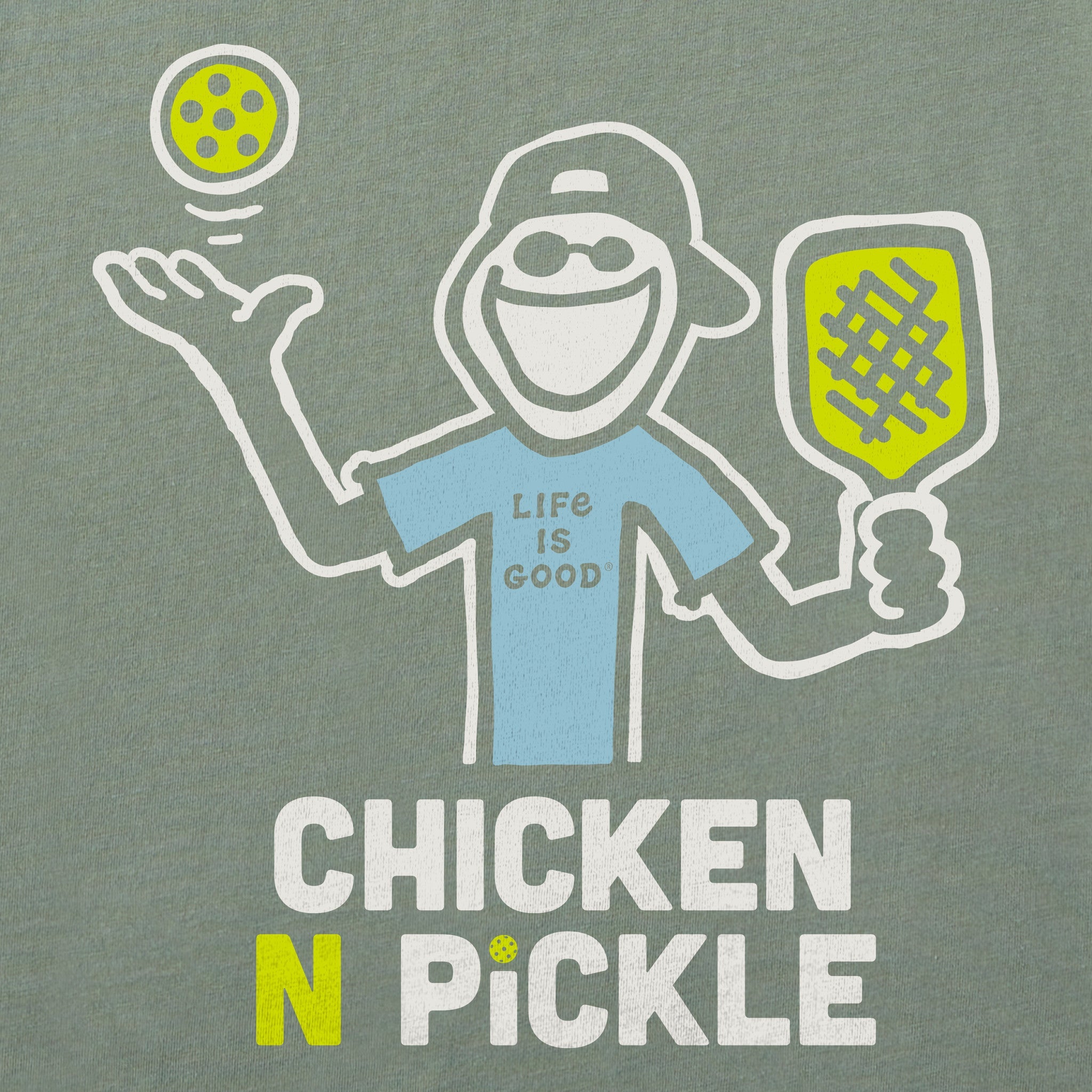Women's Chicken N Pickle Jake Short Sleeve Crusher Tee