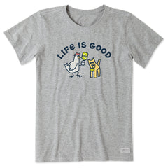 Women's Chicken N Pickle Rocket Short Sleeve Crusher Tee