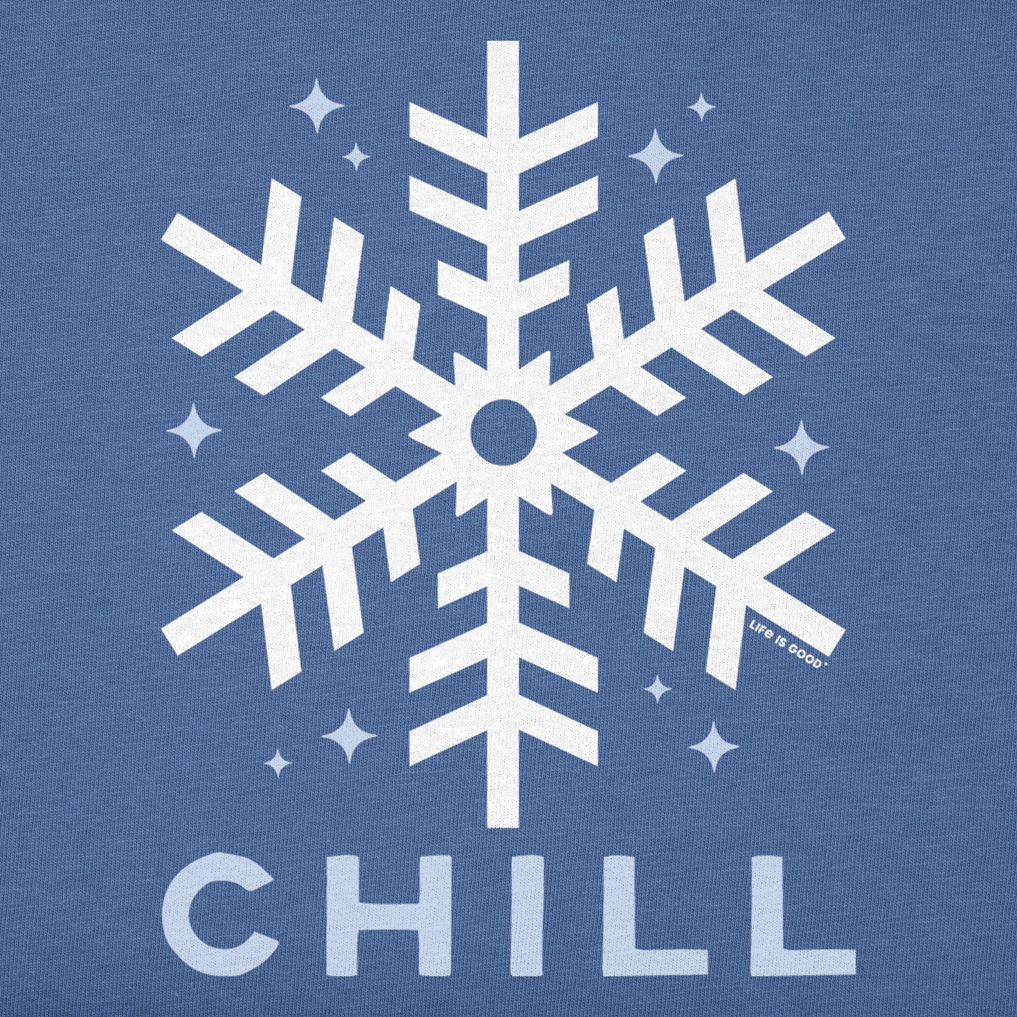 Women's Chill Snowflake Short Sleeve Crusher Vee