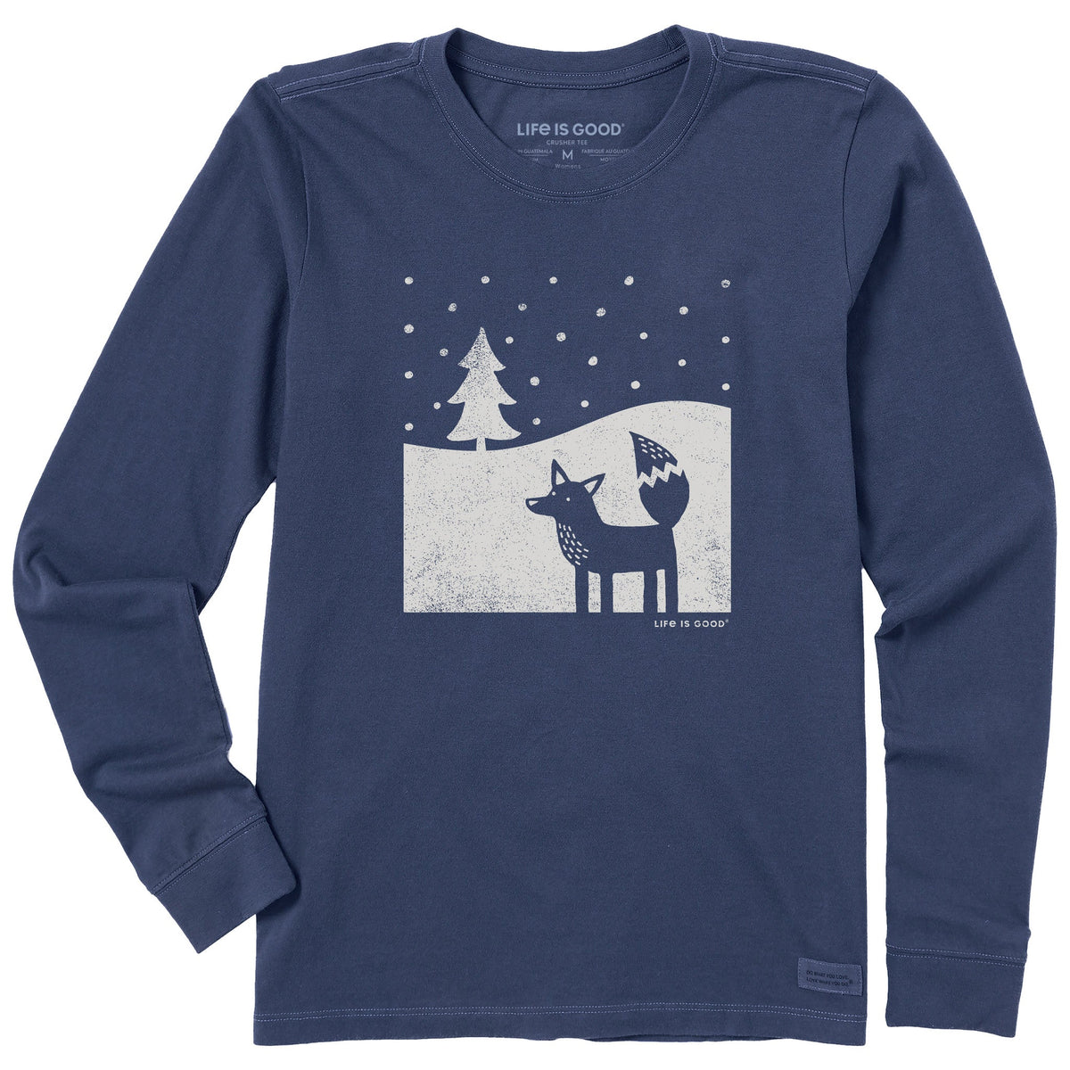 Women's Fox in Winter Long Sleeve Crusher Tee