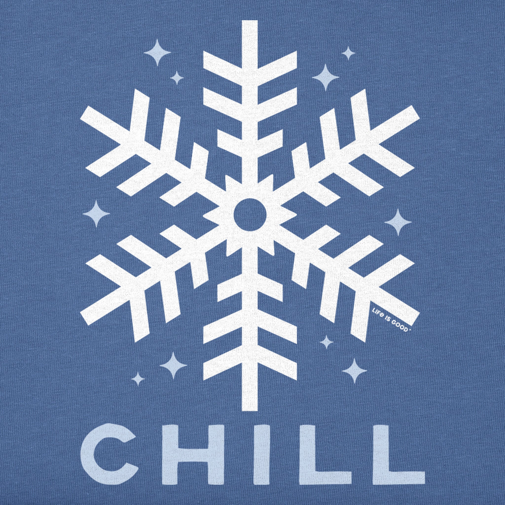 Women's Chill Snowflake Long Sleeve Crusher Vee
