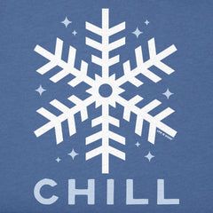 Women's Chill Snowflake Long Sleeve Crusher Vee