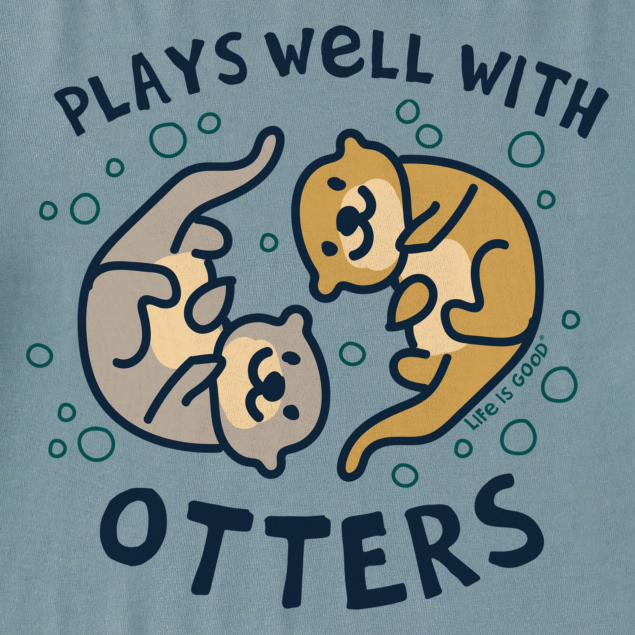 Men's Plays Well With Otters Short Sleeve Tee
