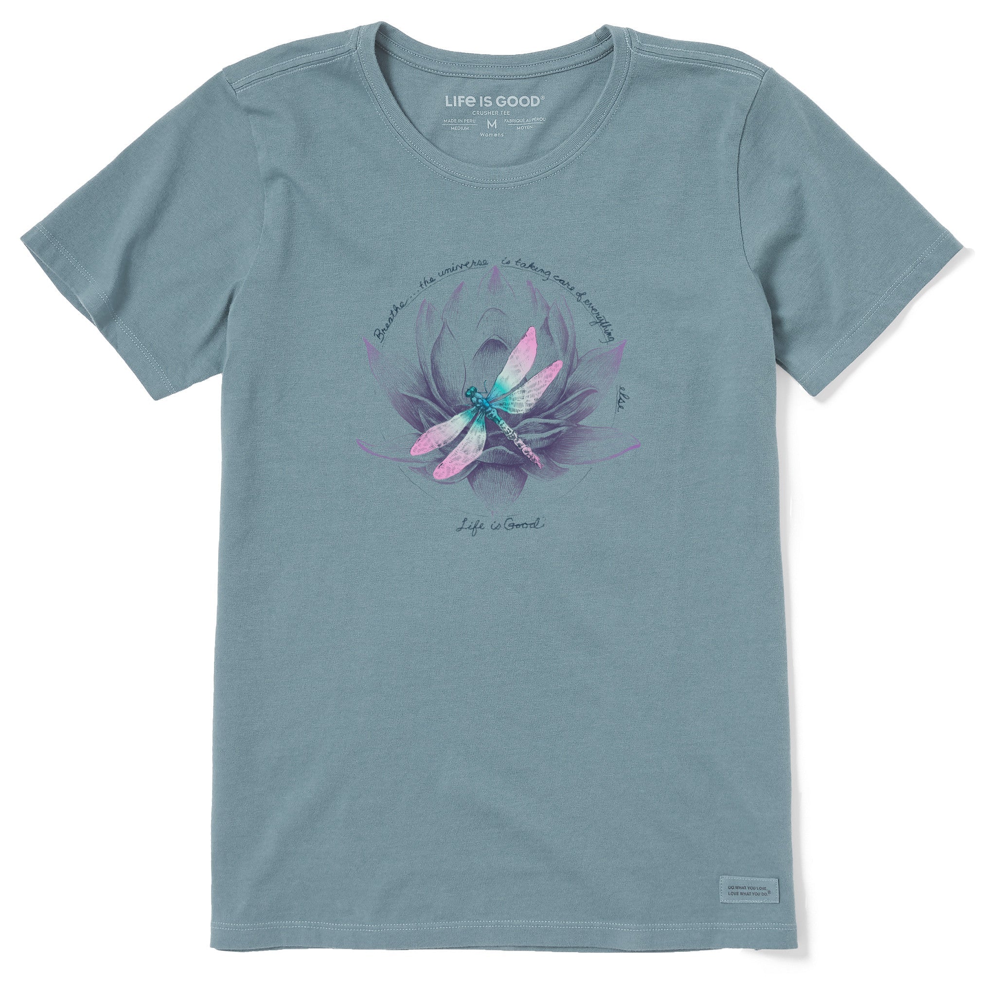 Women's Dragonfly Lotus Breathe Short Sleeve Tee