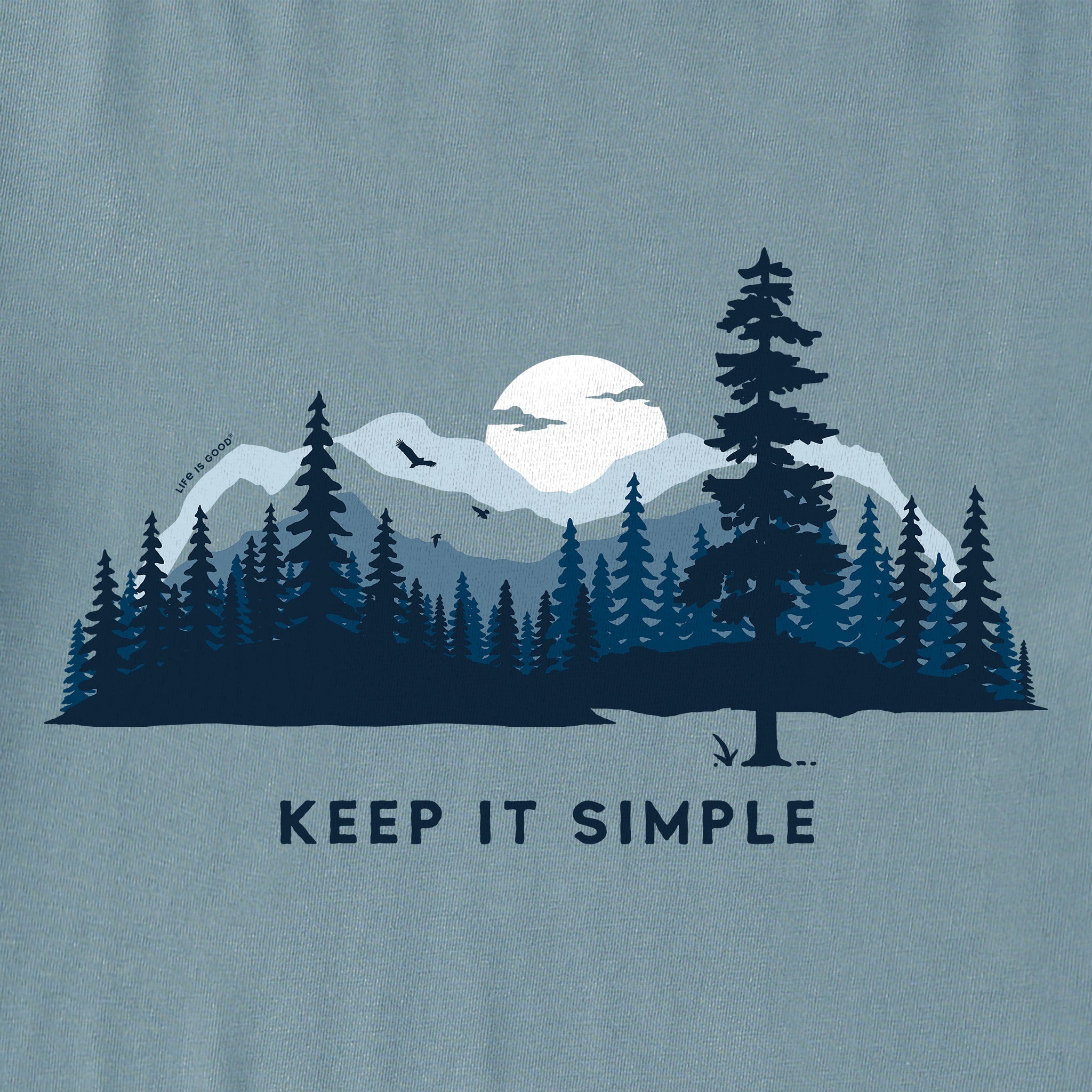 Women's Keep it Simple Evergreen Silo Short Sleeve Crusher Tee