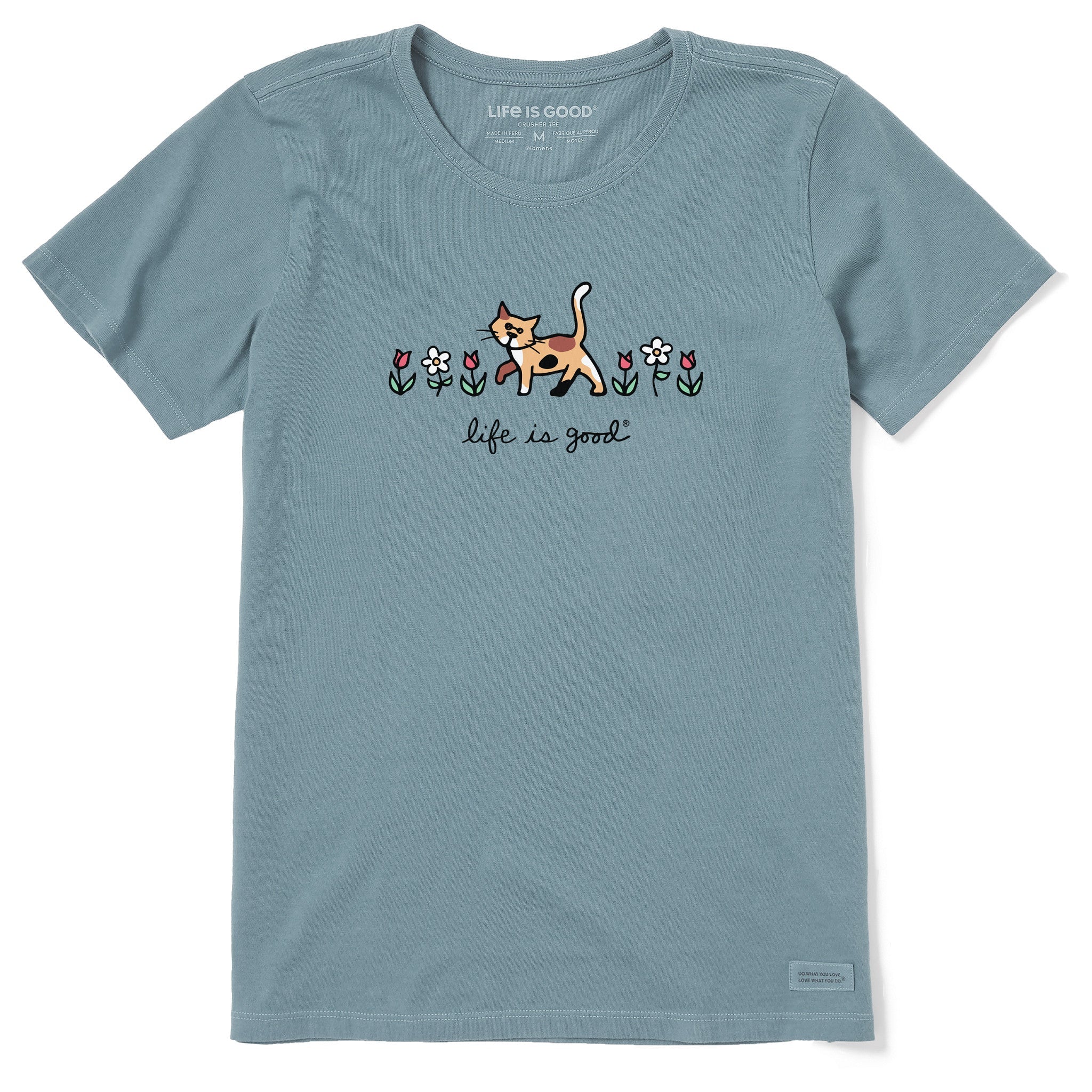 Women's Al with Flowers Short Sleeve Crusher Tee
