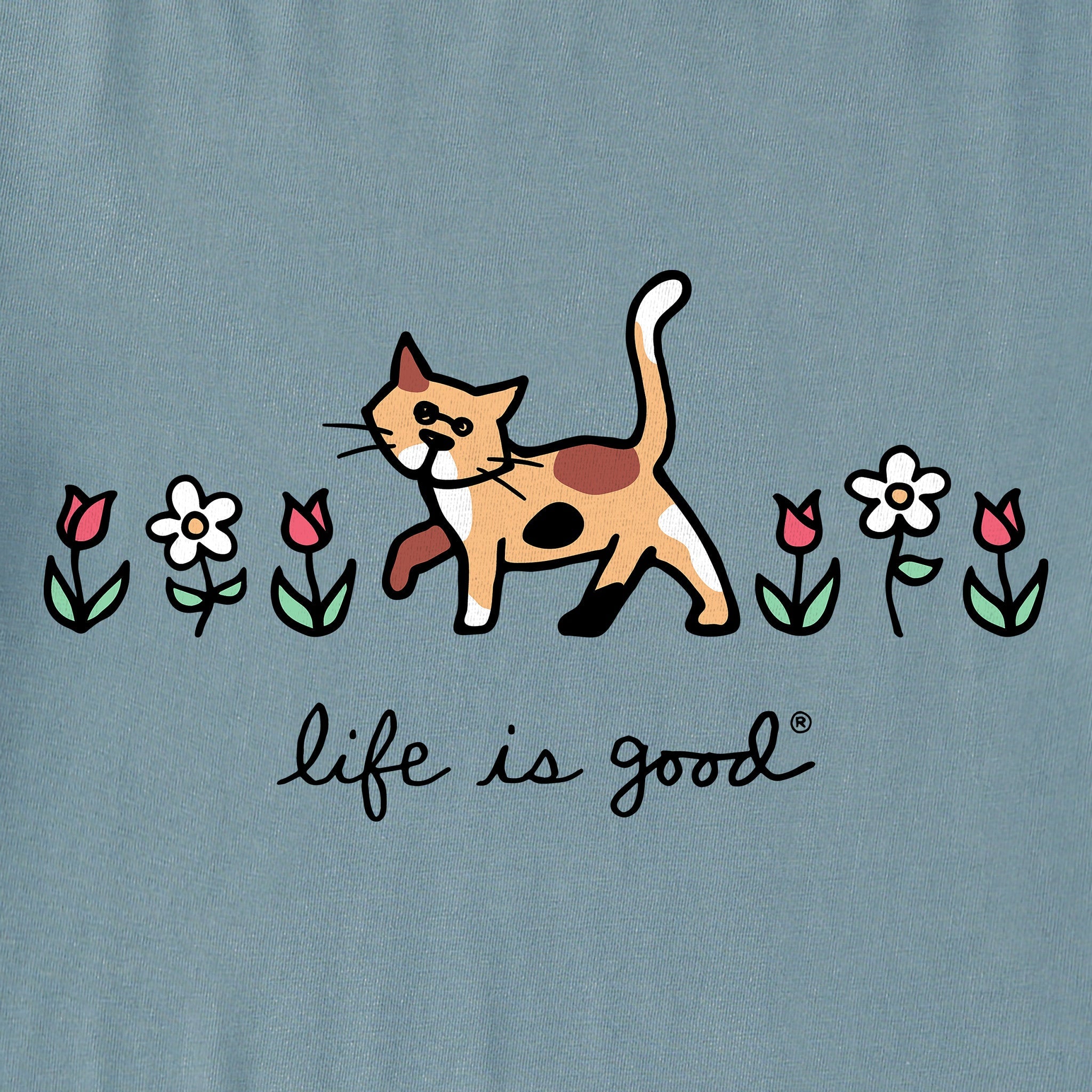 Women's Al with Flowers Short Sleeve Crusher Tee