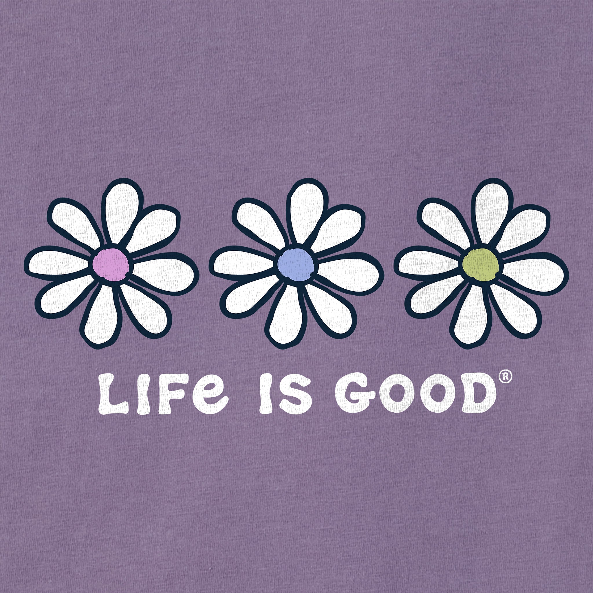 Women's 3 Daisies Short Sleeve Crusher Boxy Tee