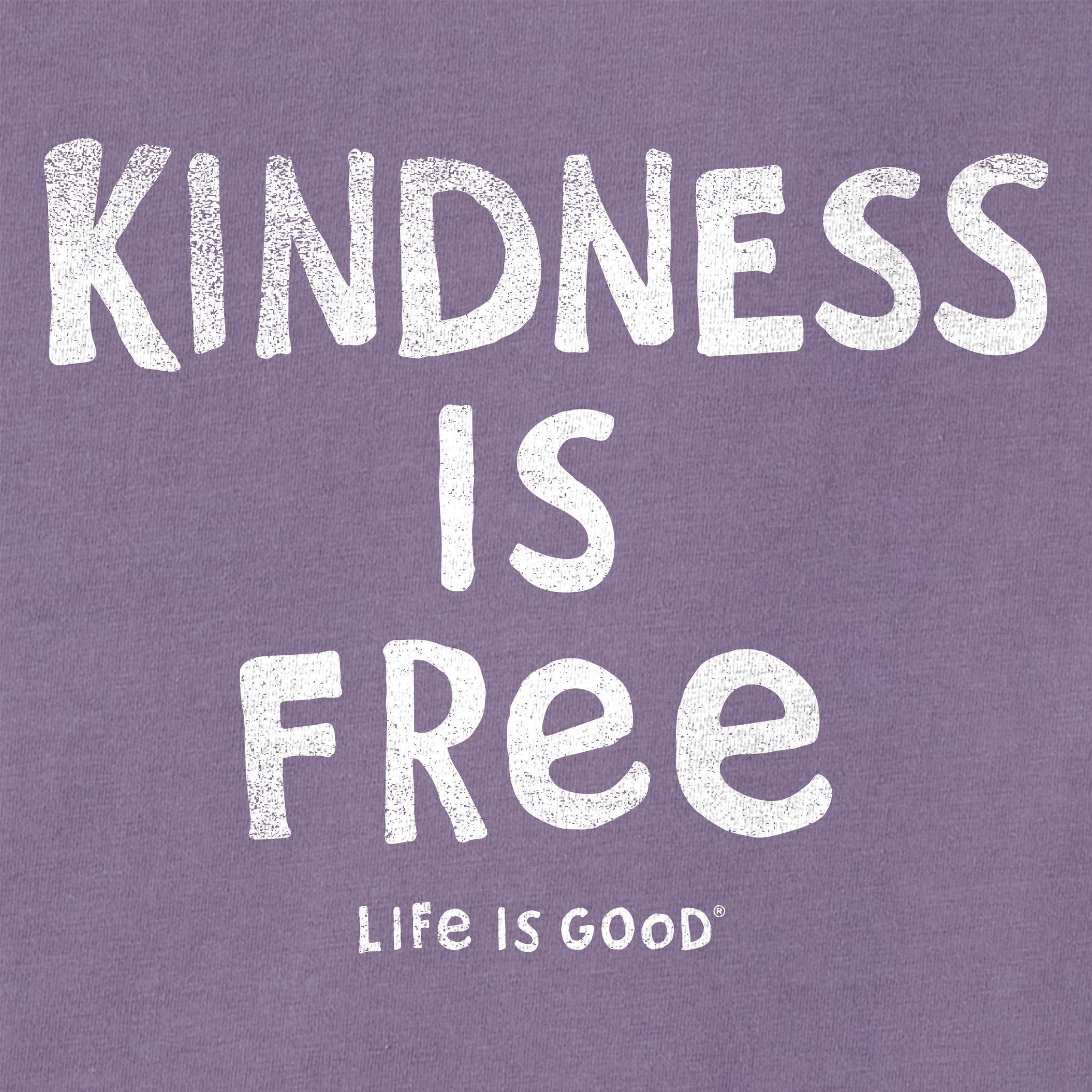 Women's Kindness is Free Short Sleeve Crusher Boxy Tee
