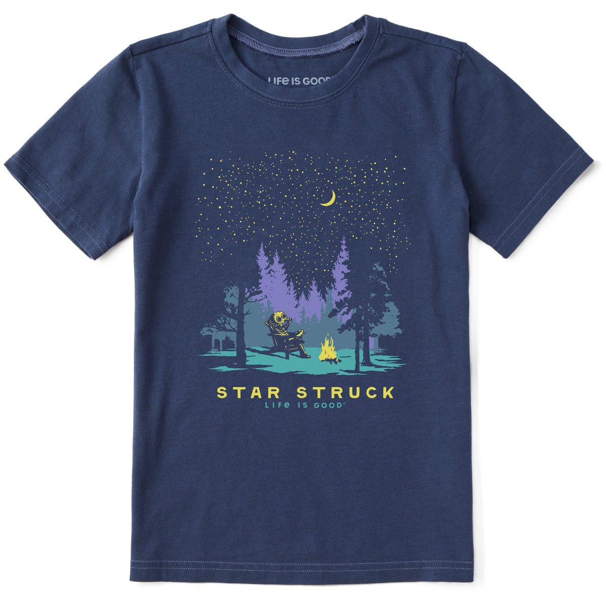 Kids Star Struck Alien Short Sleeve Crusher Tee