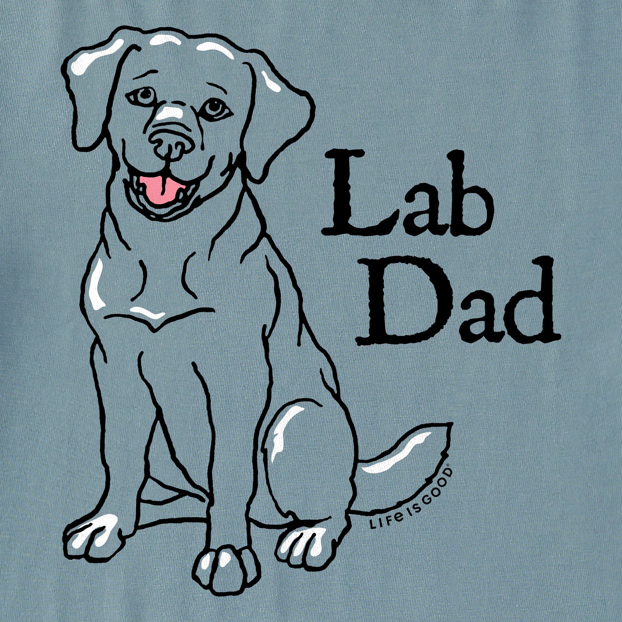 Men's Lab Dad Short Sleeve Crusher Tee