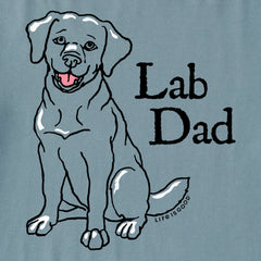 Men's Lab Dad Short Sleeve Crusher Tee