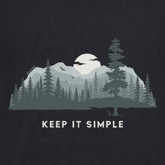 Women's Keep it Simple Evergreen Silo Short Sleeve Crusher Boxy Tee
