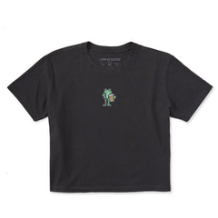 Women's Frog with Beer Short Sleeve Crusher Boxy Tee