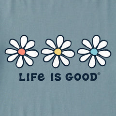 Women's 3 Daisies Long Sleeve Crusher Boxy Tee